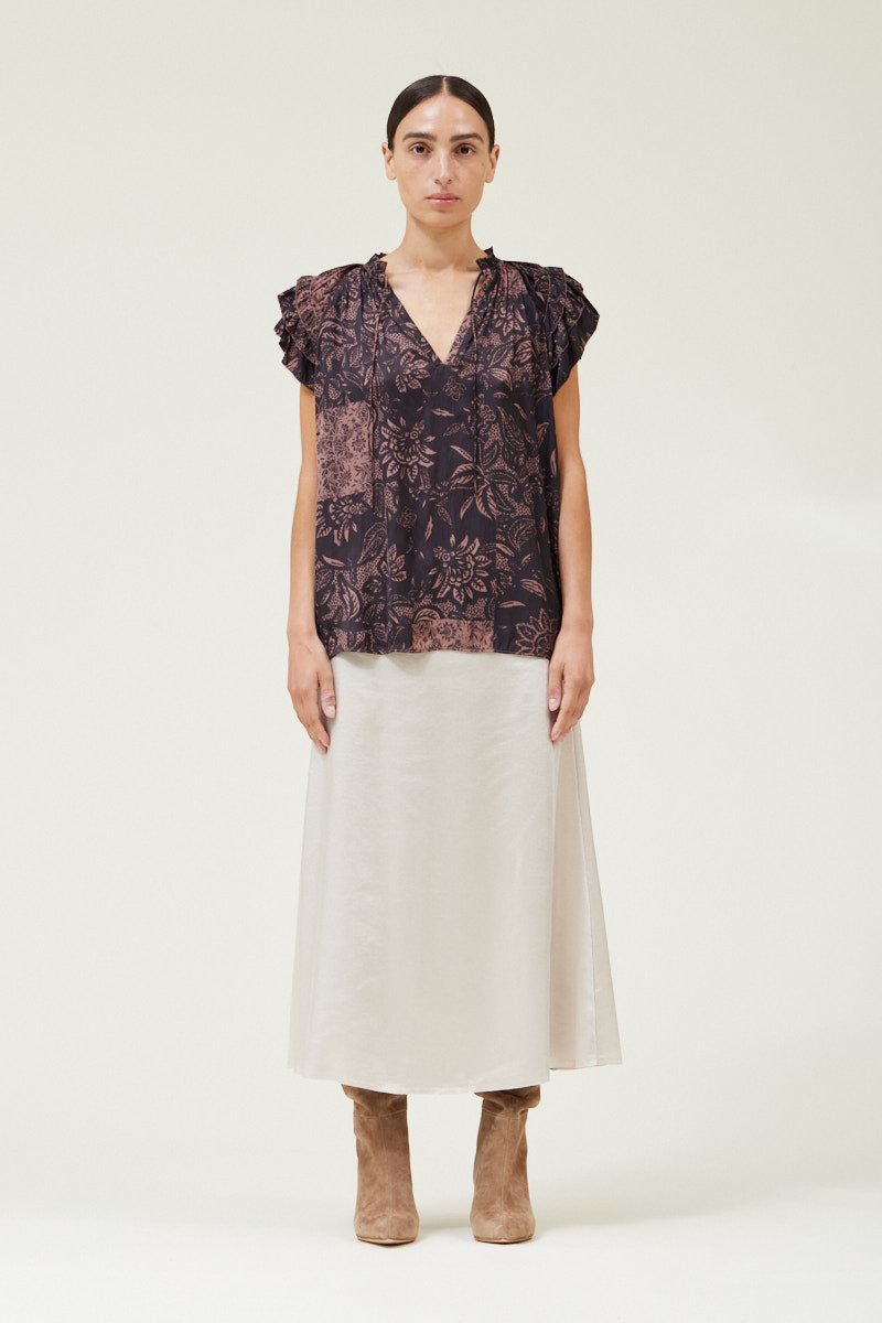 Thick Satin Bias Slip Skirt