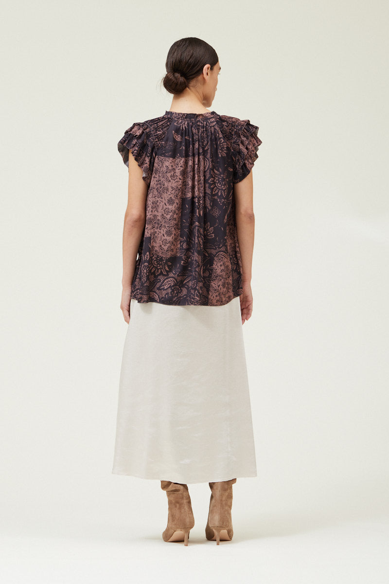 Thick Satin Bias Slip Skirt