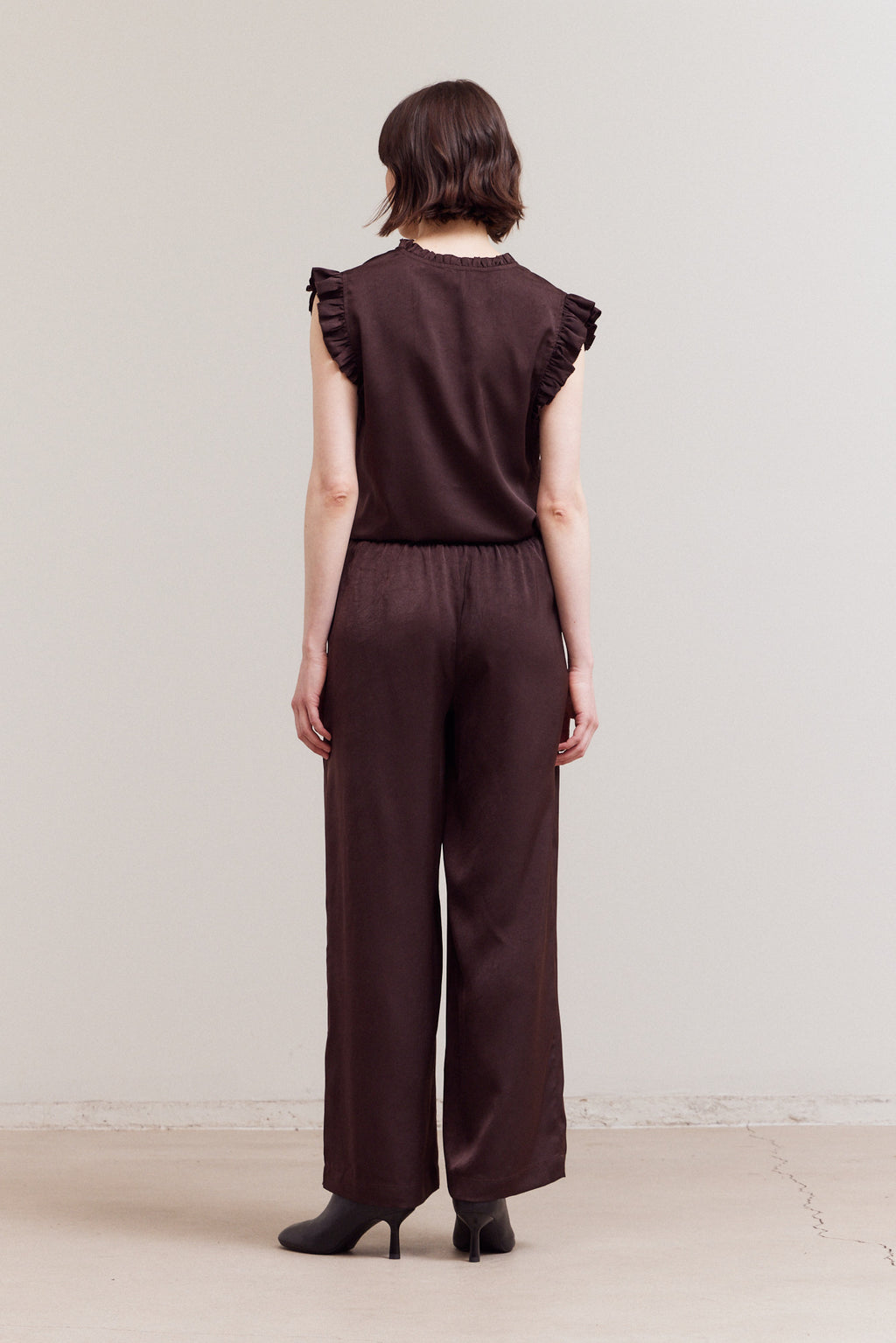 Casual Banding Wide Pants
