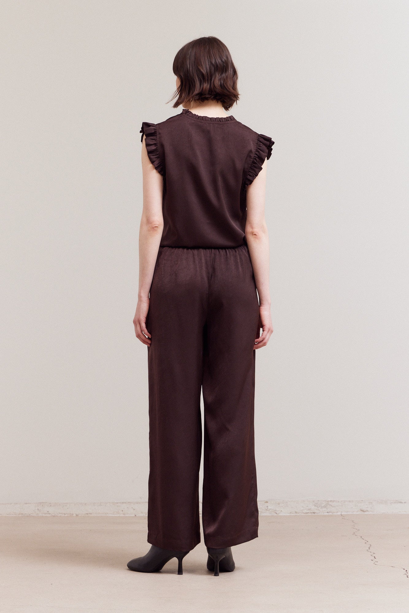 Casual Banding Wide Pants