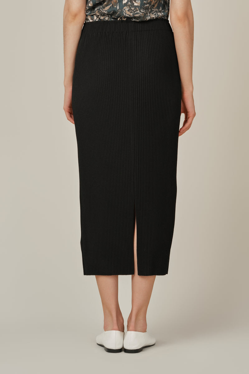Pleated Midi Skirt