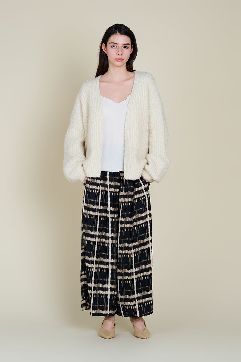 Curly Yarn Cardigan