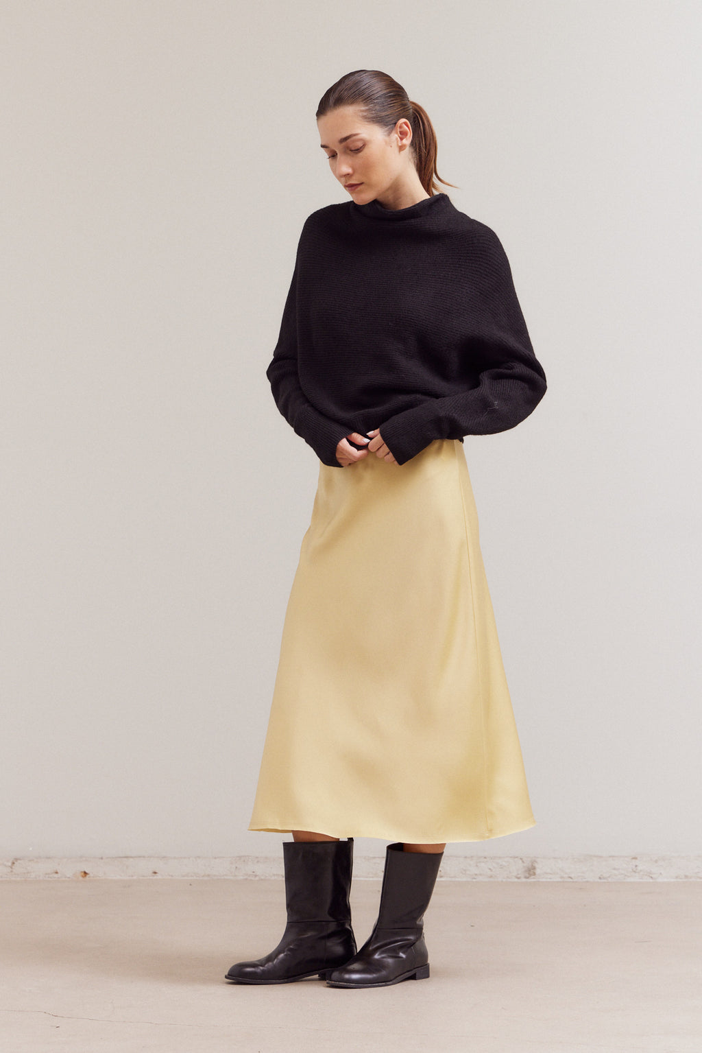 Cowl Neck Batwing Sweater