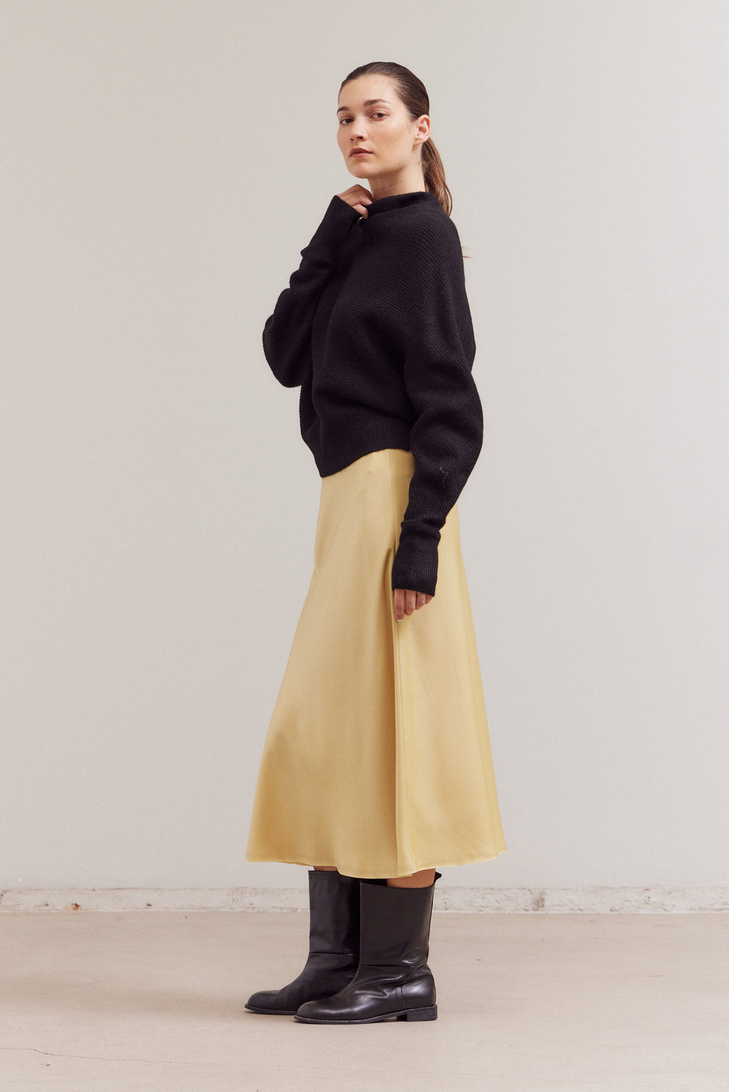 Cowl Neck Batwing Sweater