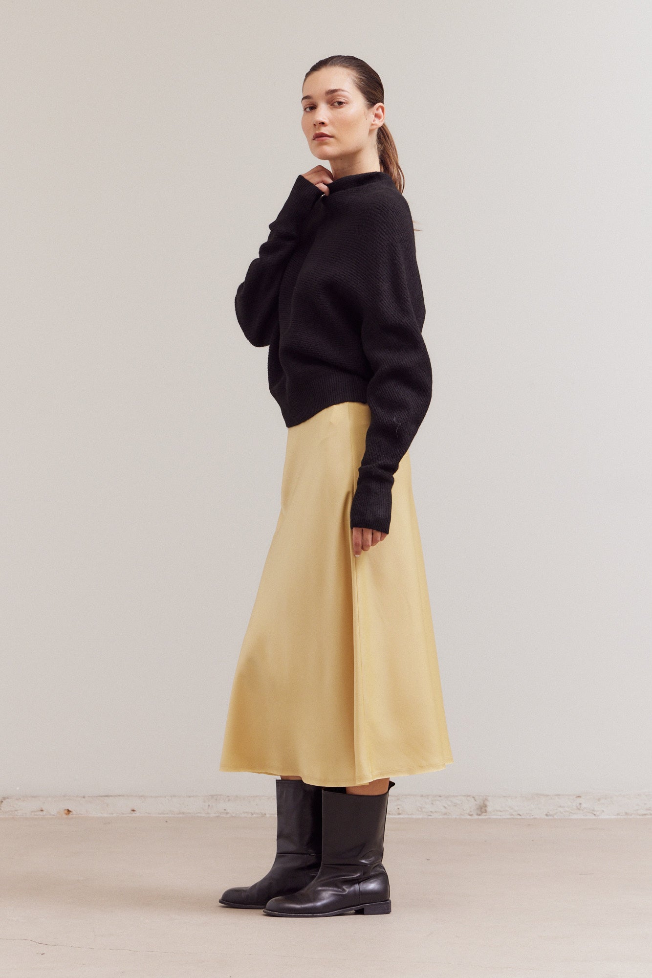 Cowl Neck Batwing Sweater