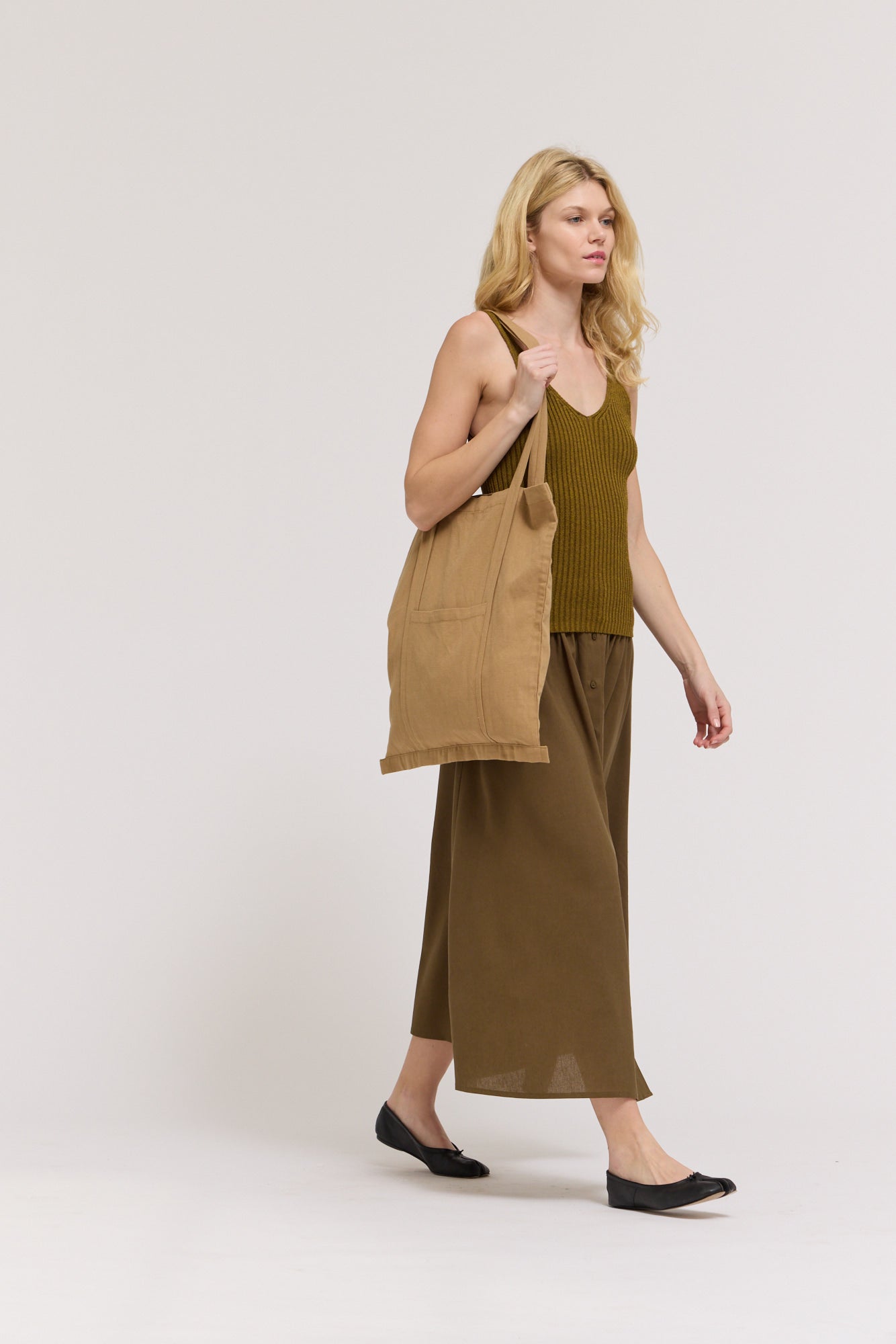 Linen Cotton Blend Bag