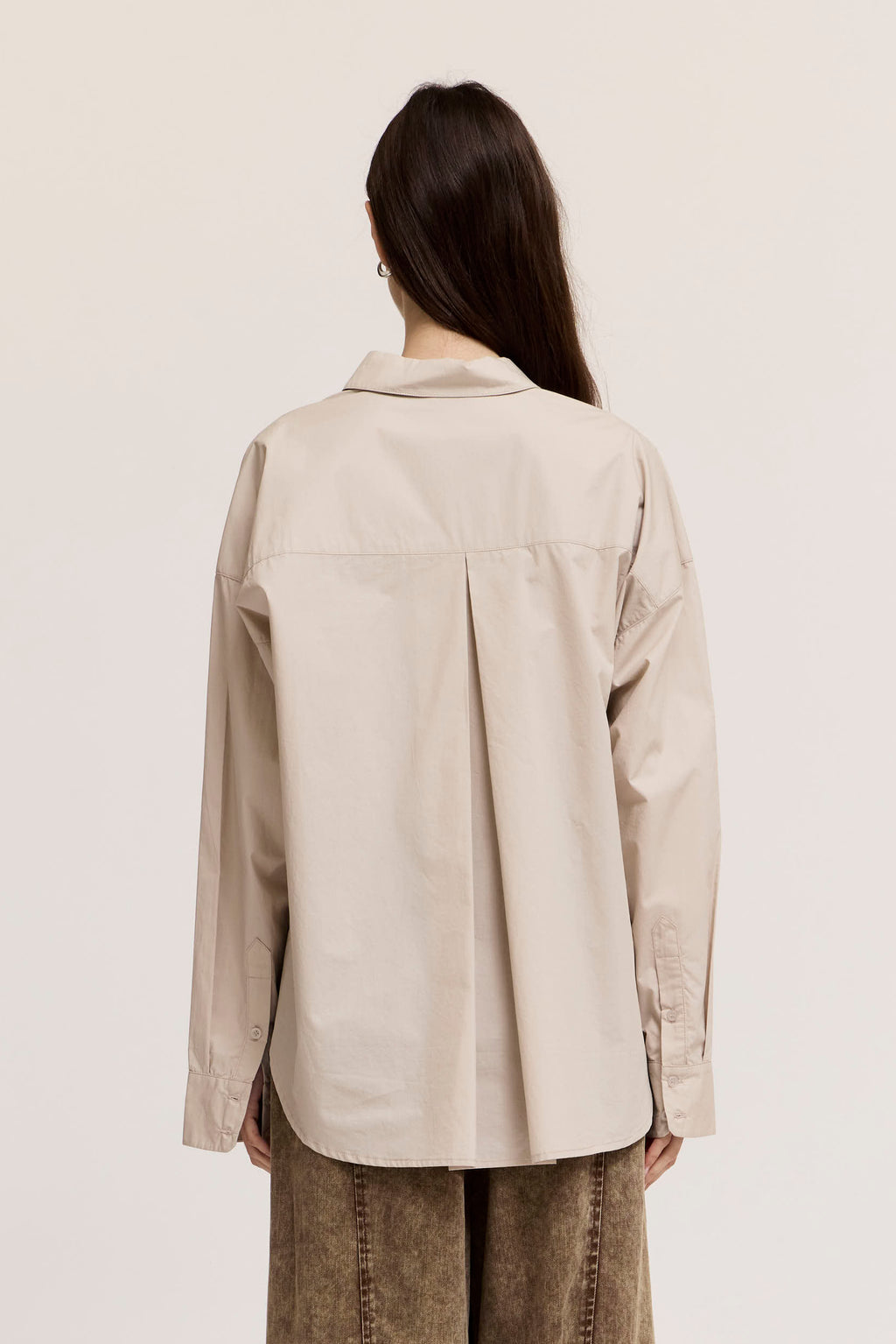 Poplin Shirt in Dust