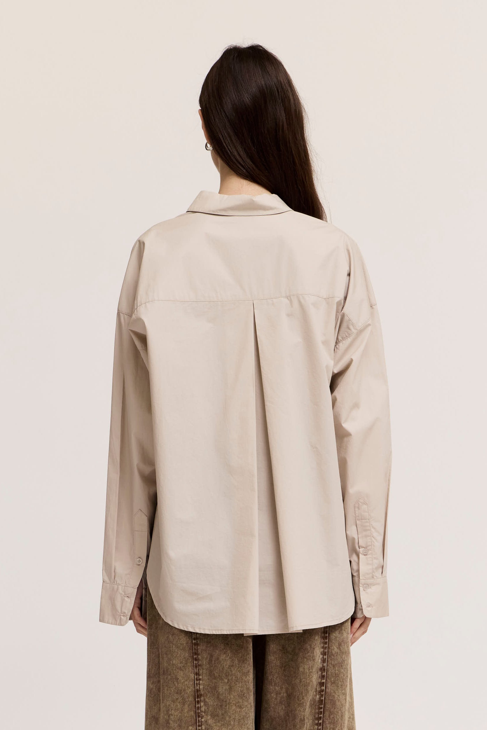 Poplin Shirt in Dust