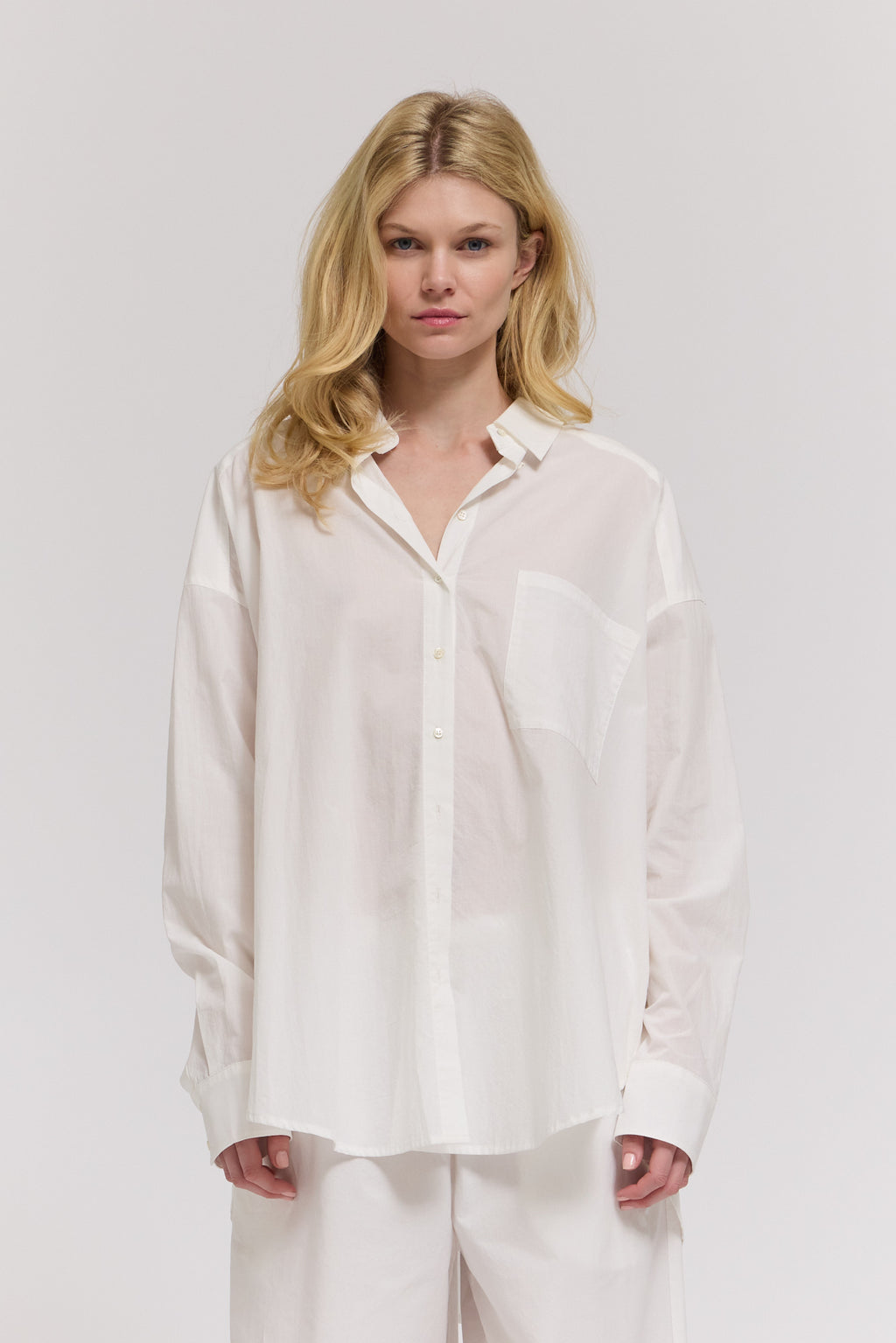 Oversized Shirt in Off White