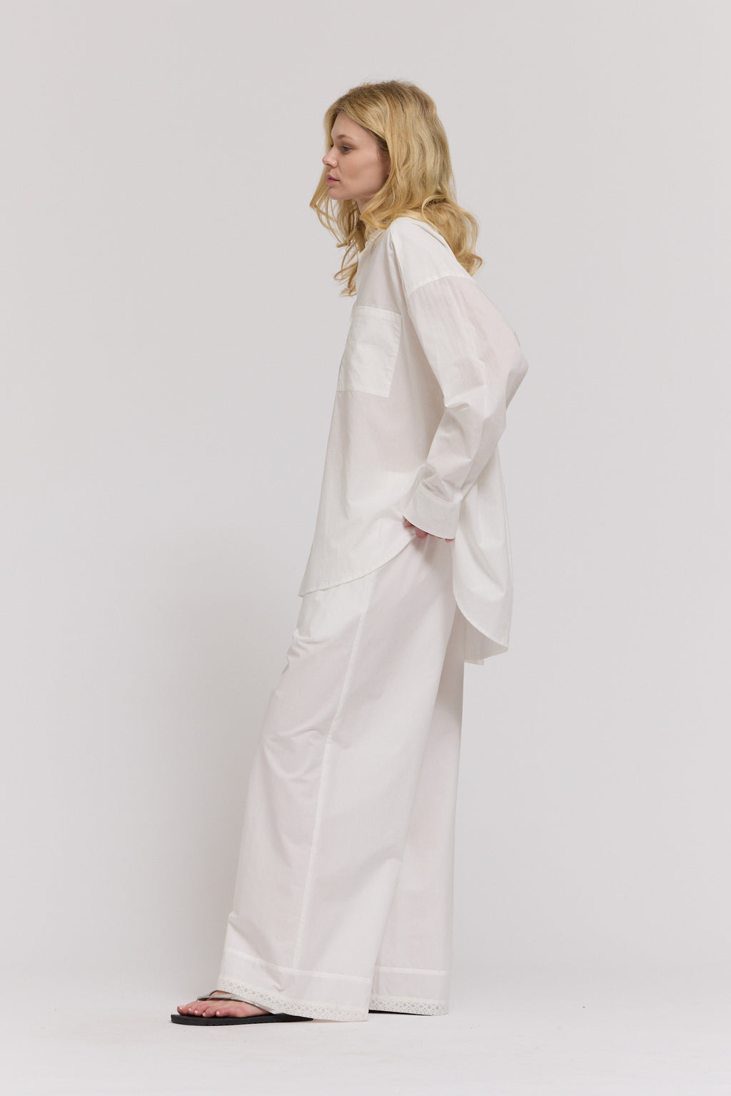 Oversized Shirt in Off White