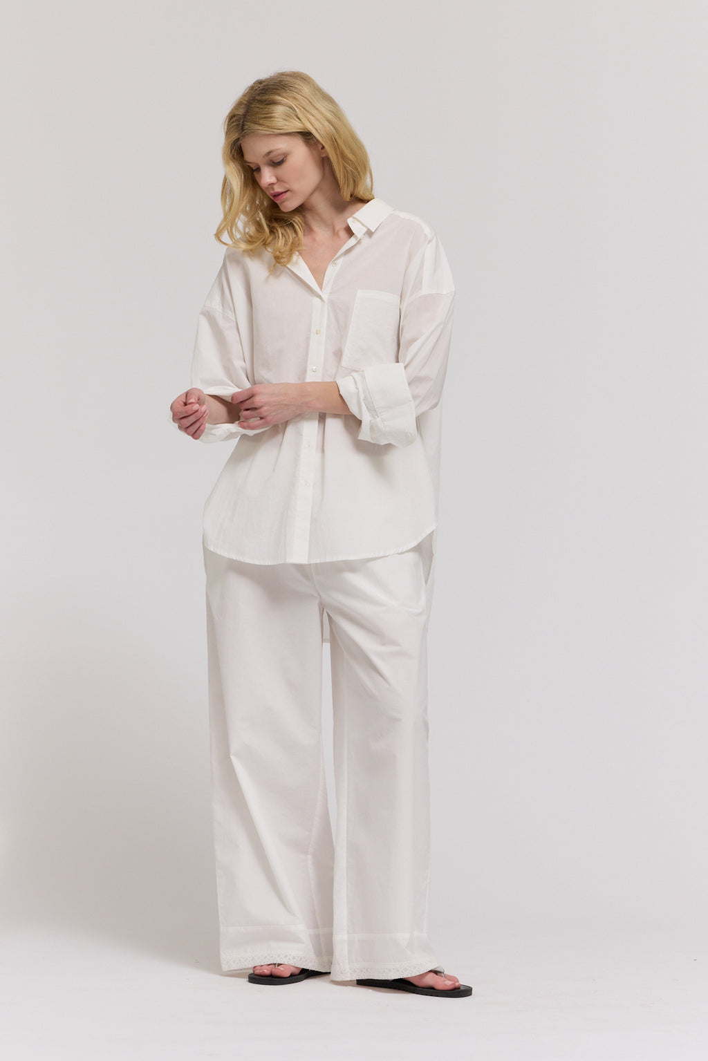 Oversized Shirt in Off White