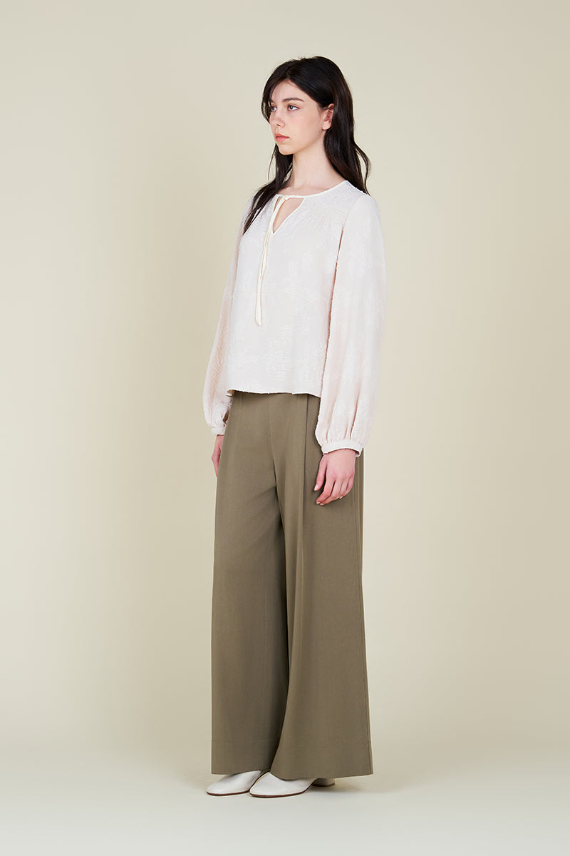 Jacquard Texture Blouse