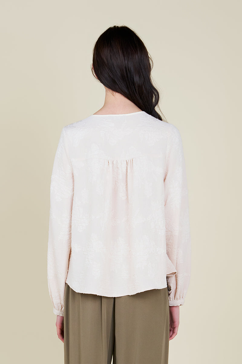 Jacquard Texture Blouse