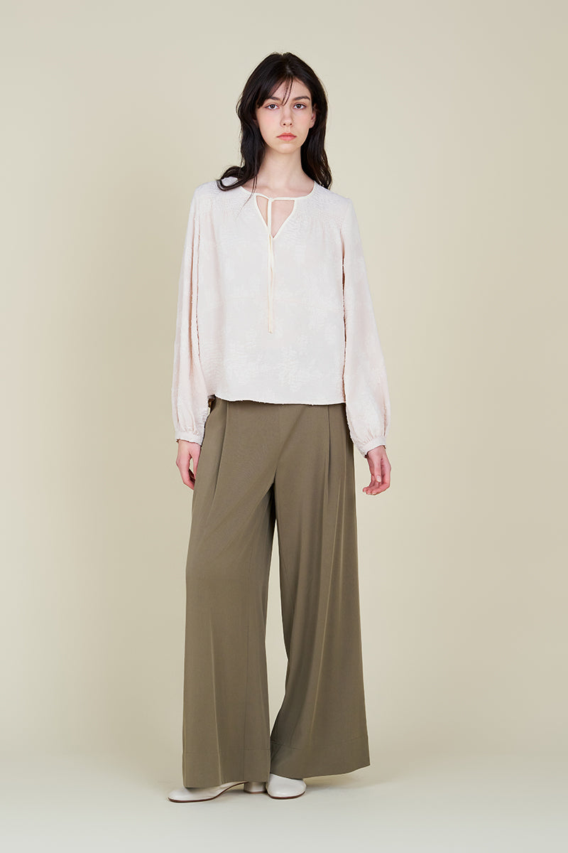 Jacquard Texture Blouse