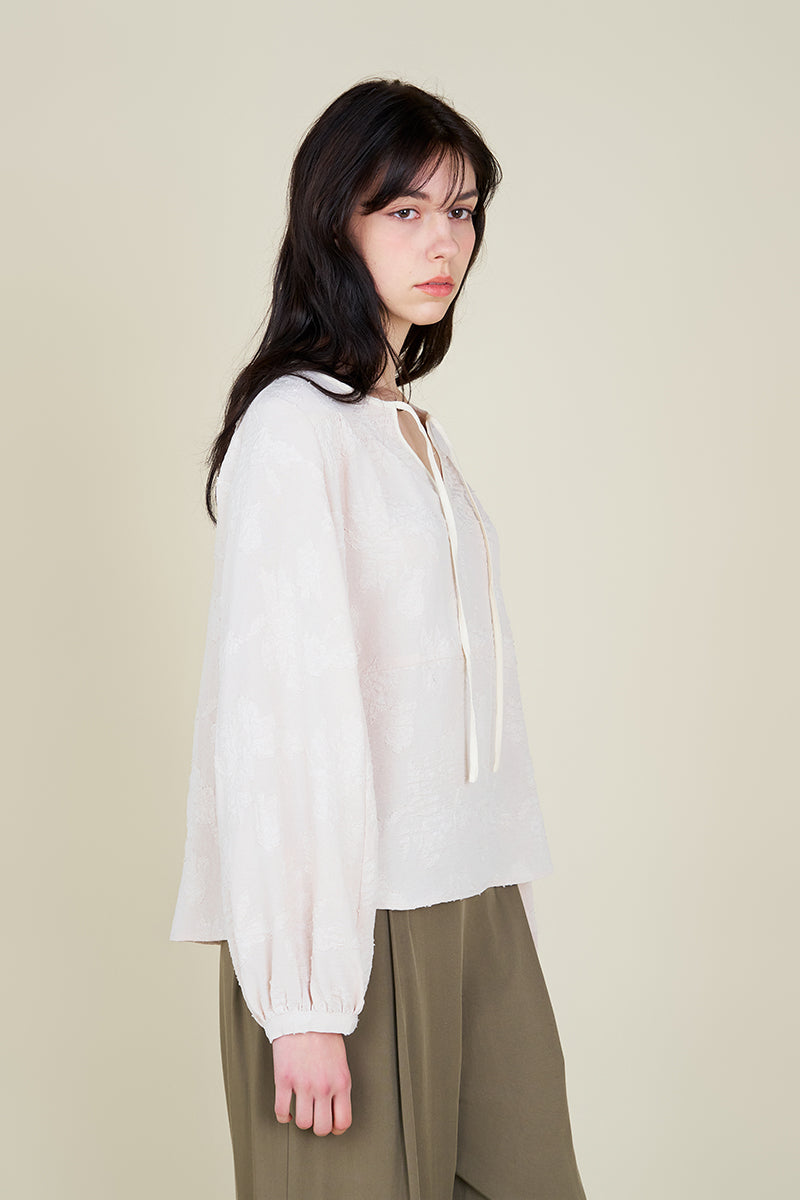 Jacquard Texture Blouse