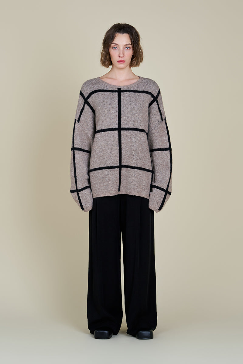 Grid Sweater