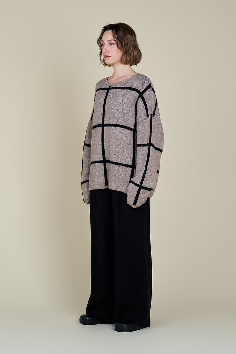 Grid Sweater