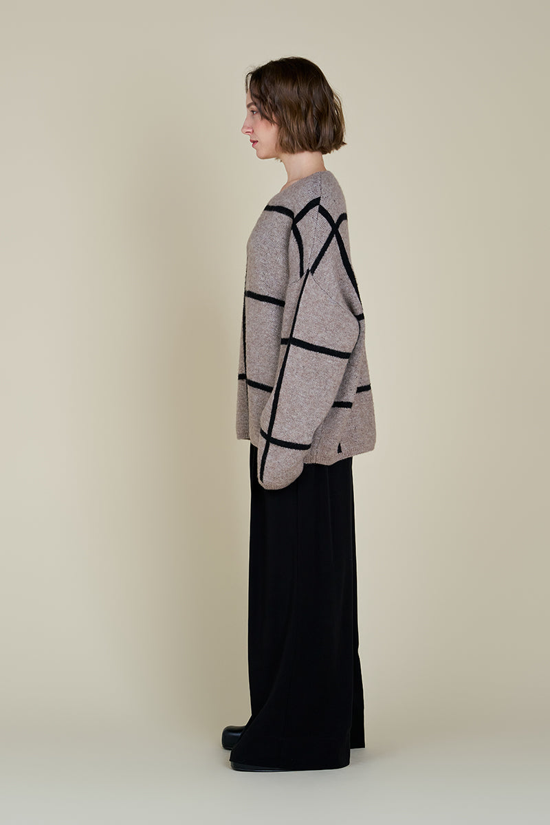 Grid Sweater