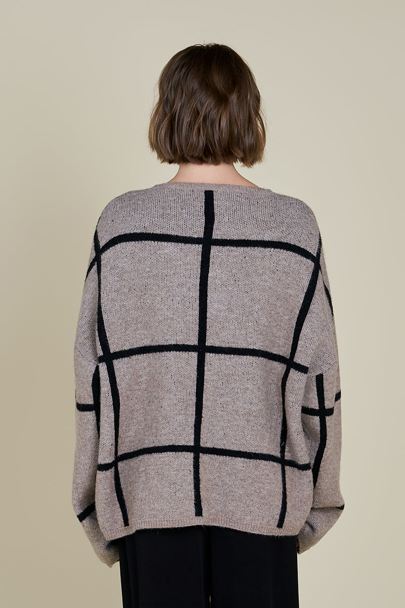 Grid Sweater