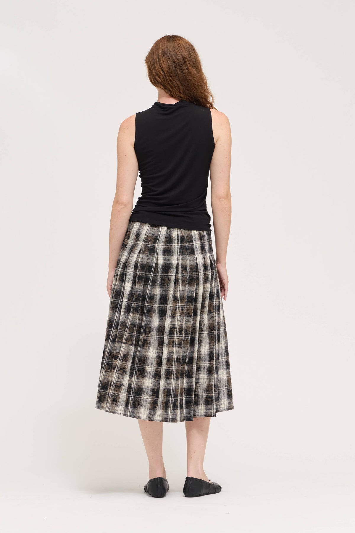 Mock Neck Modal Tank in Black