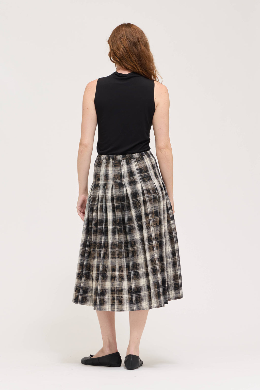 Mock Neck Modal Tank in Black