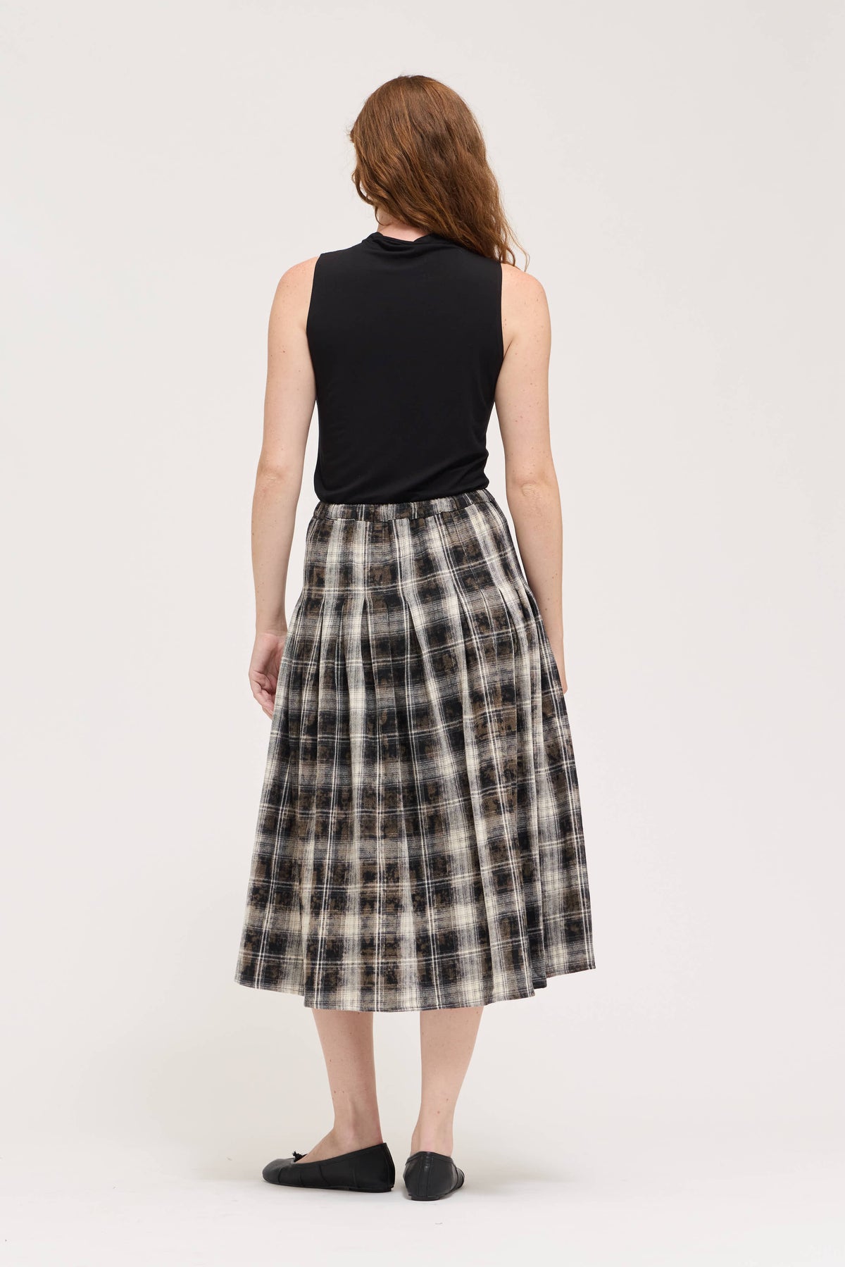 Mock Neck Modal Tank in Black