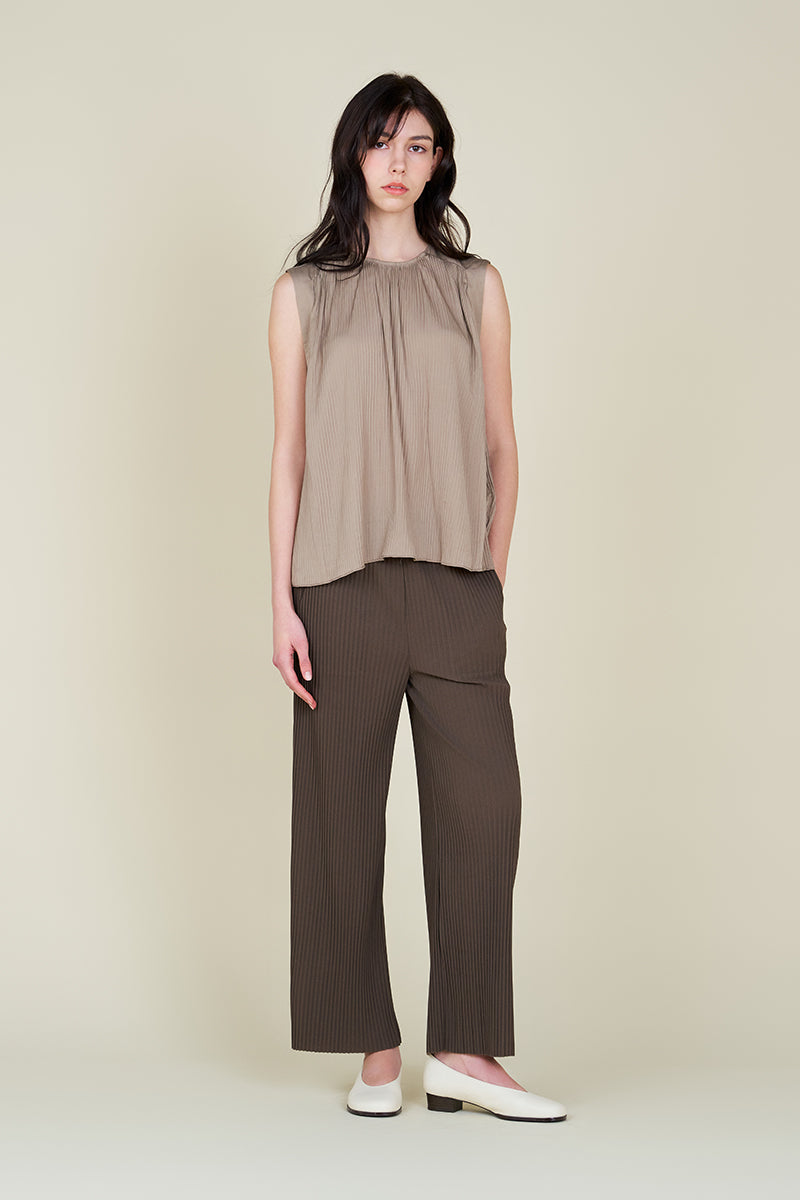 Pleated Pants