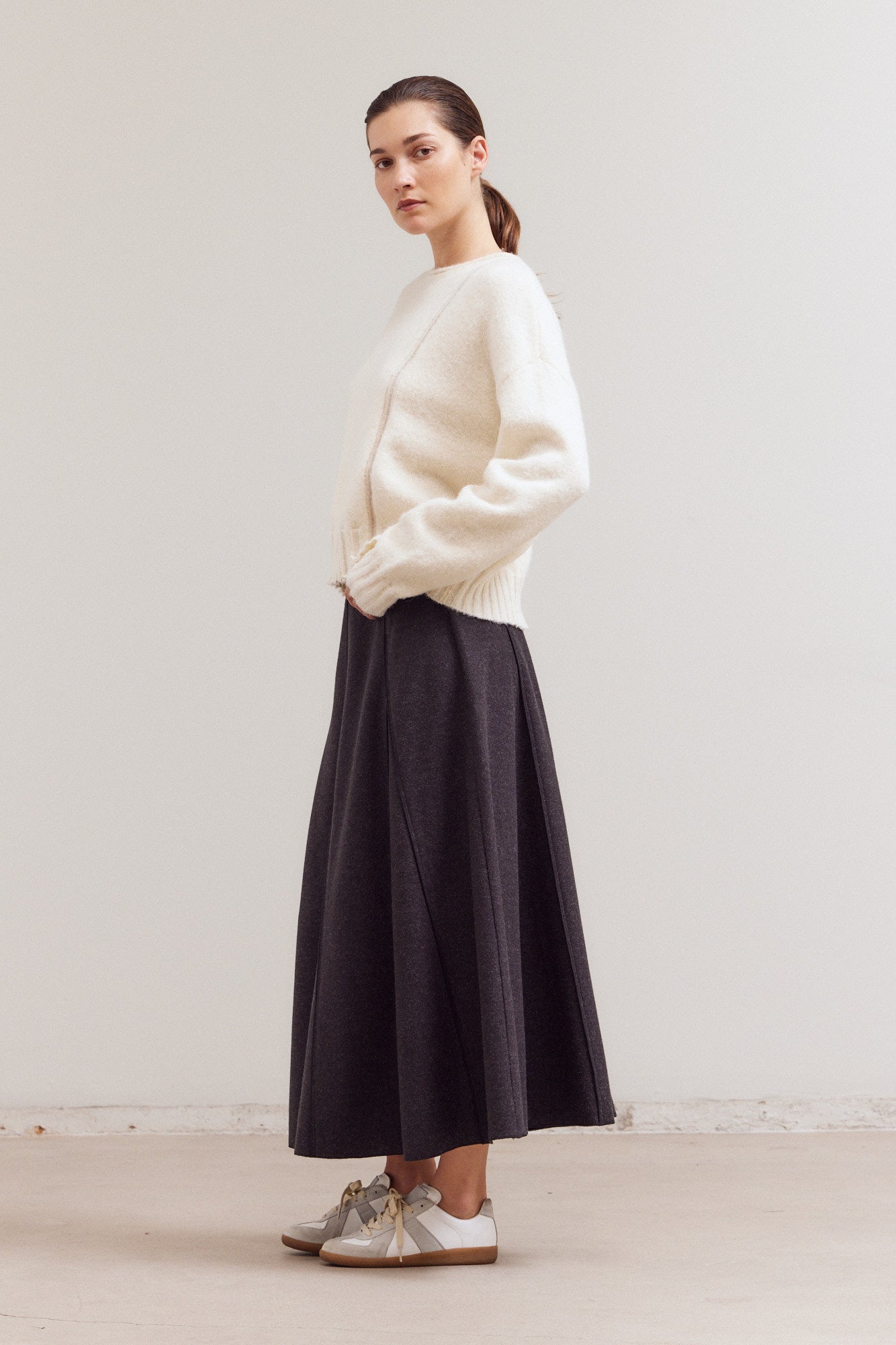 Distress Hem Sweater