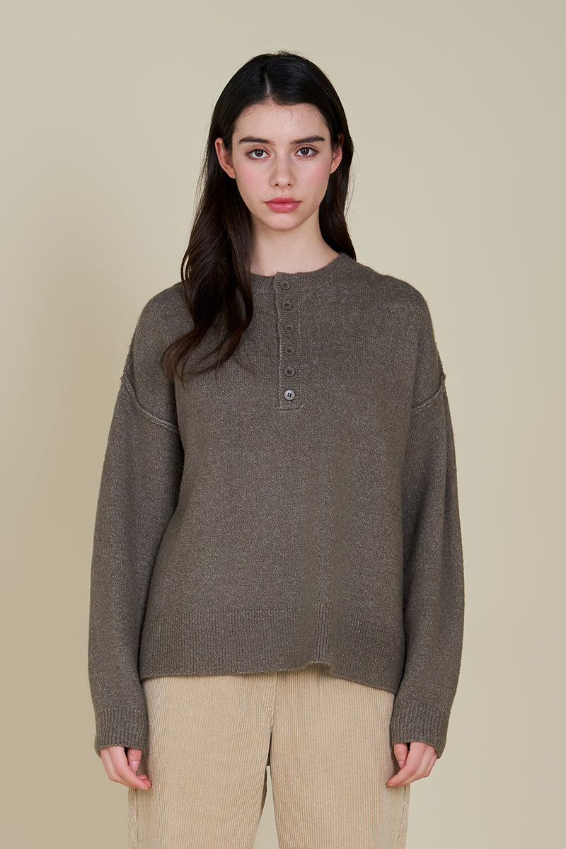 Half Placket Sweater