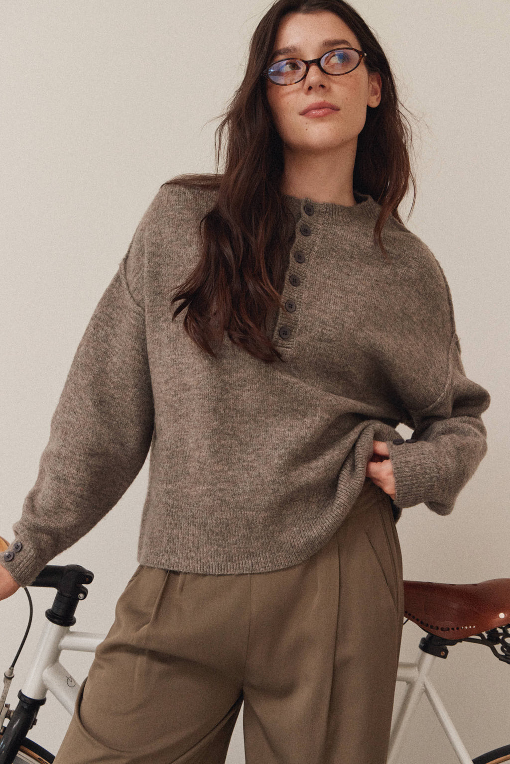 Half Placket Sweater