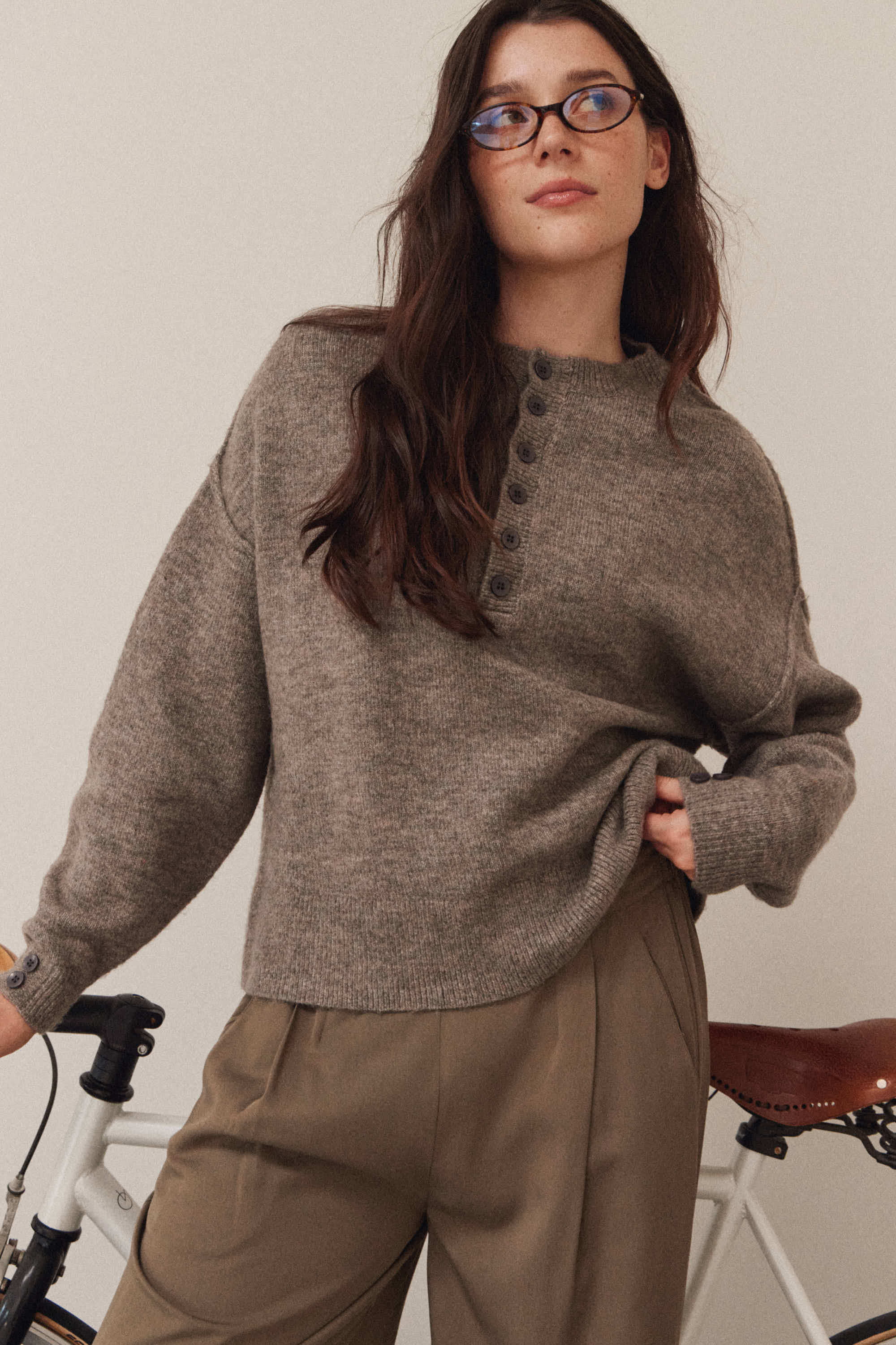 Half Placket Sweater