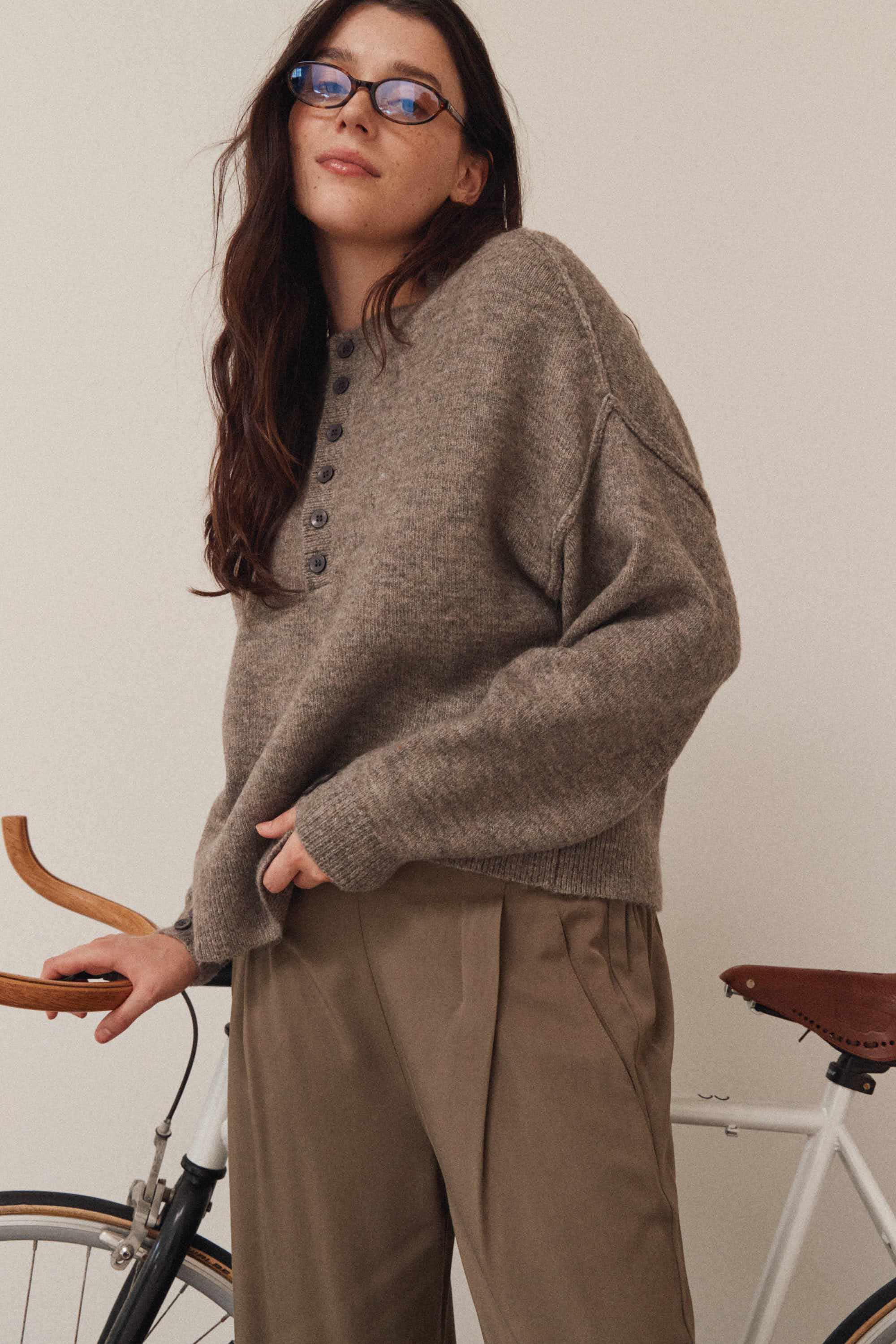 Half Placket Sweater