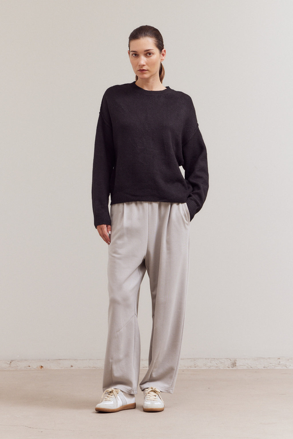 Mock Neck Cocoon Sweater