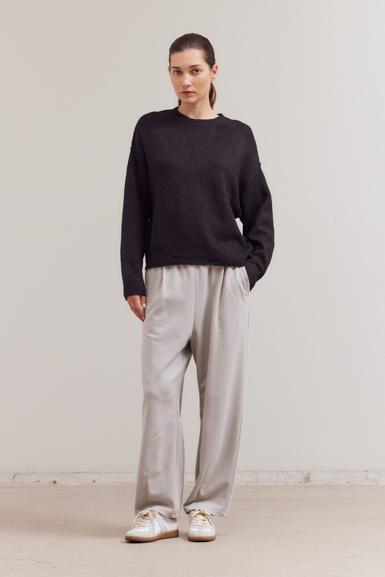 Mock Neck Cocoon Sweater