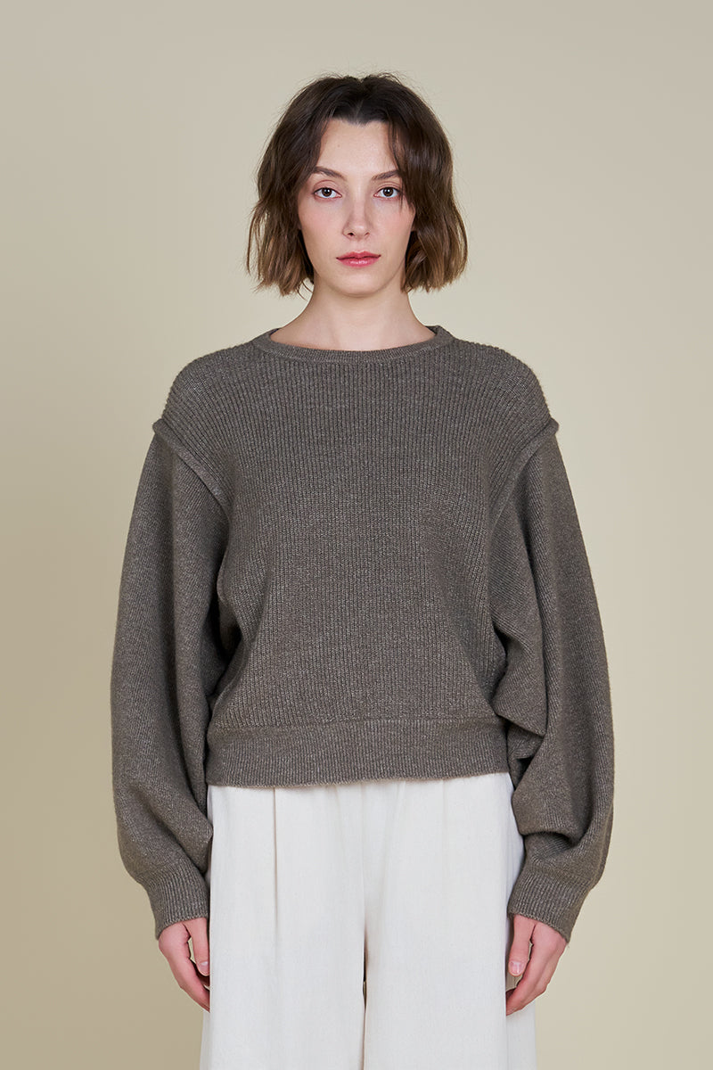 Rib Batwing Sweater