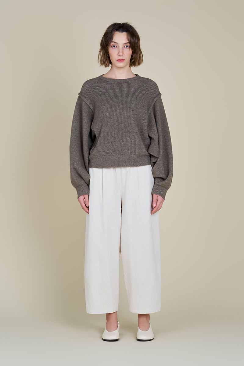 Rib Batwing Sweater