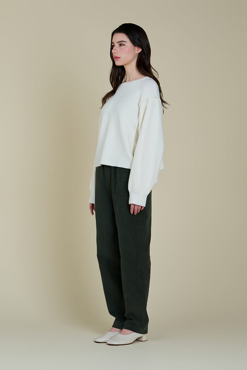 Rib Batwing Sweater
