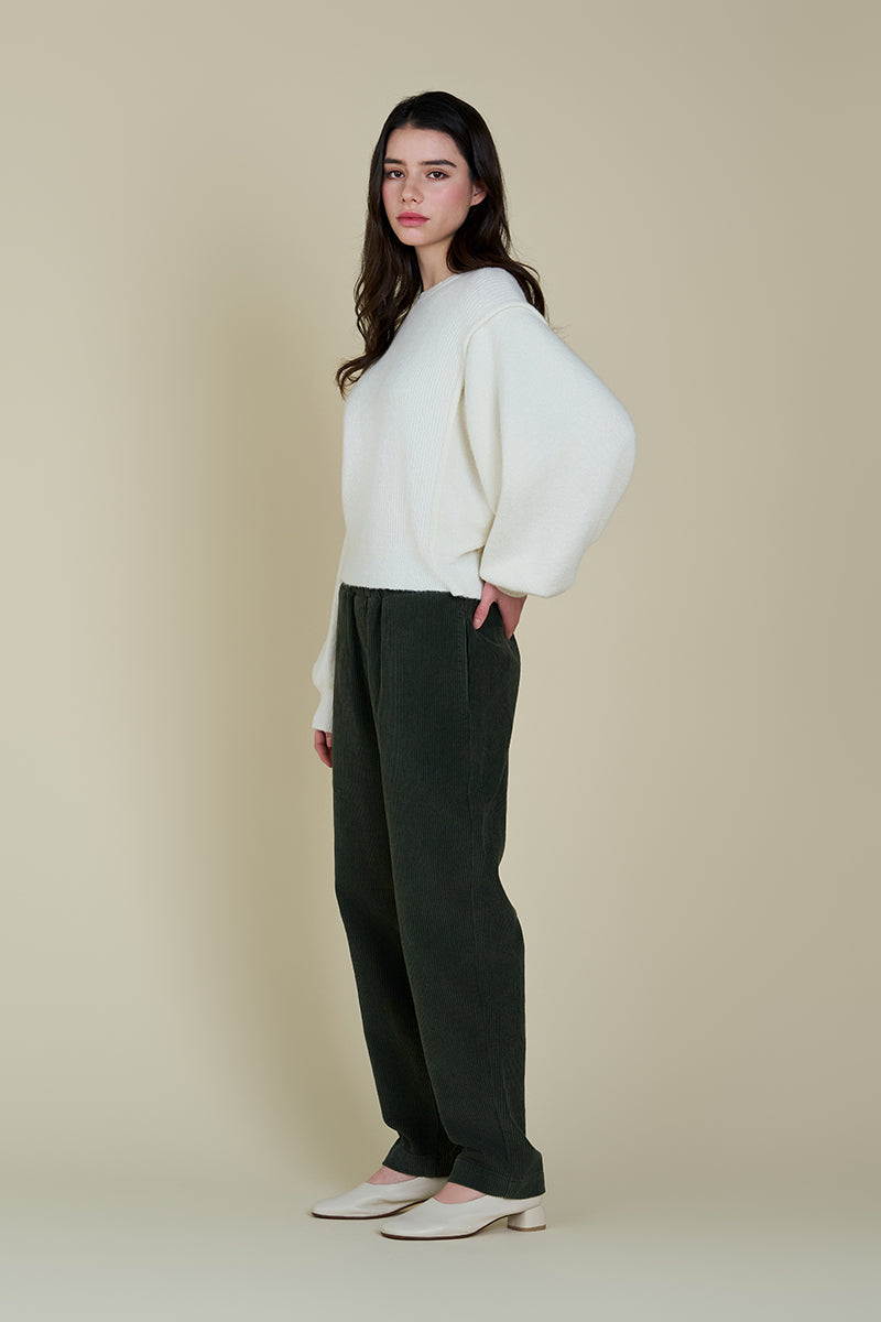 Rib Batwing Sweater