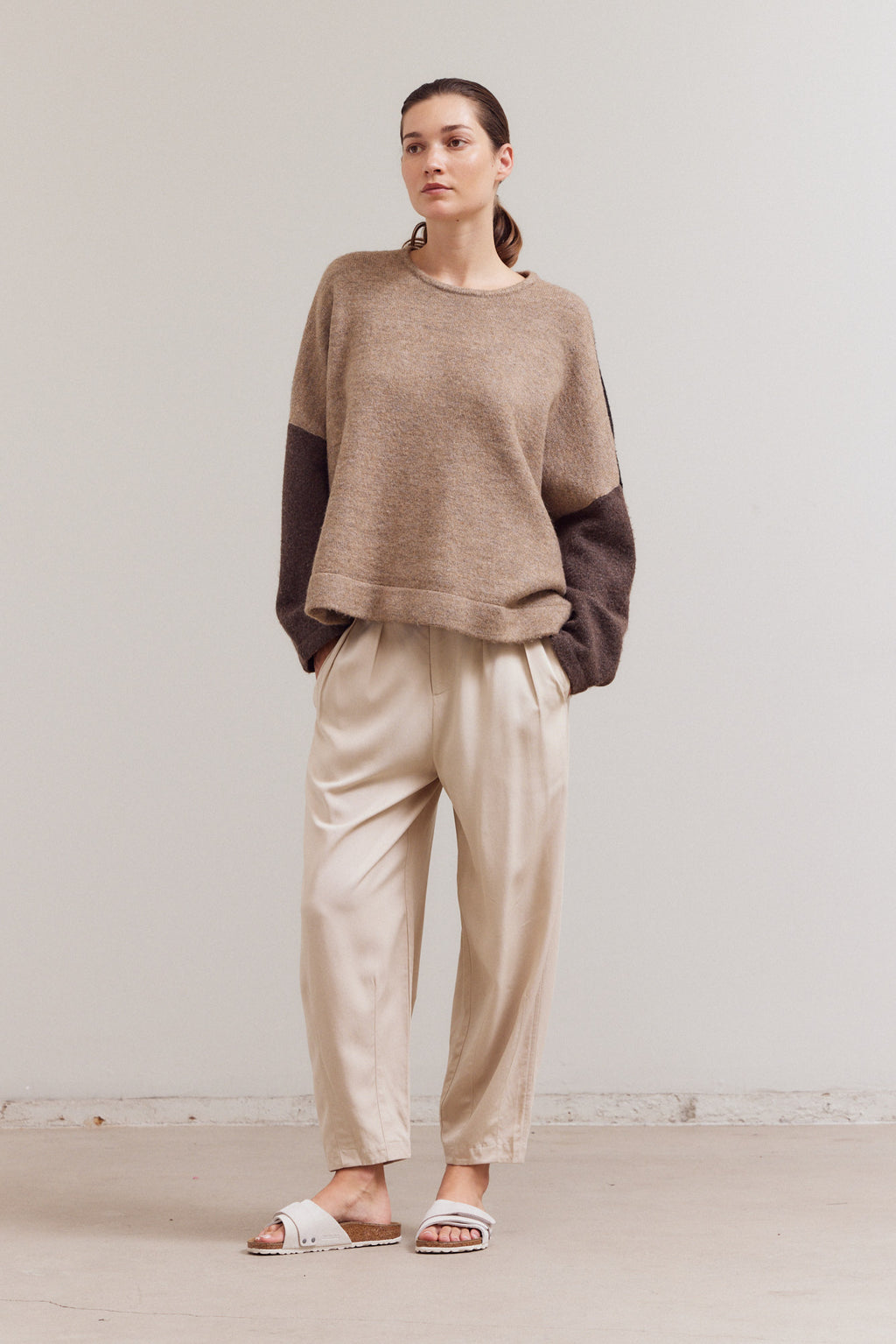 Color Block Pullover