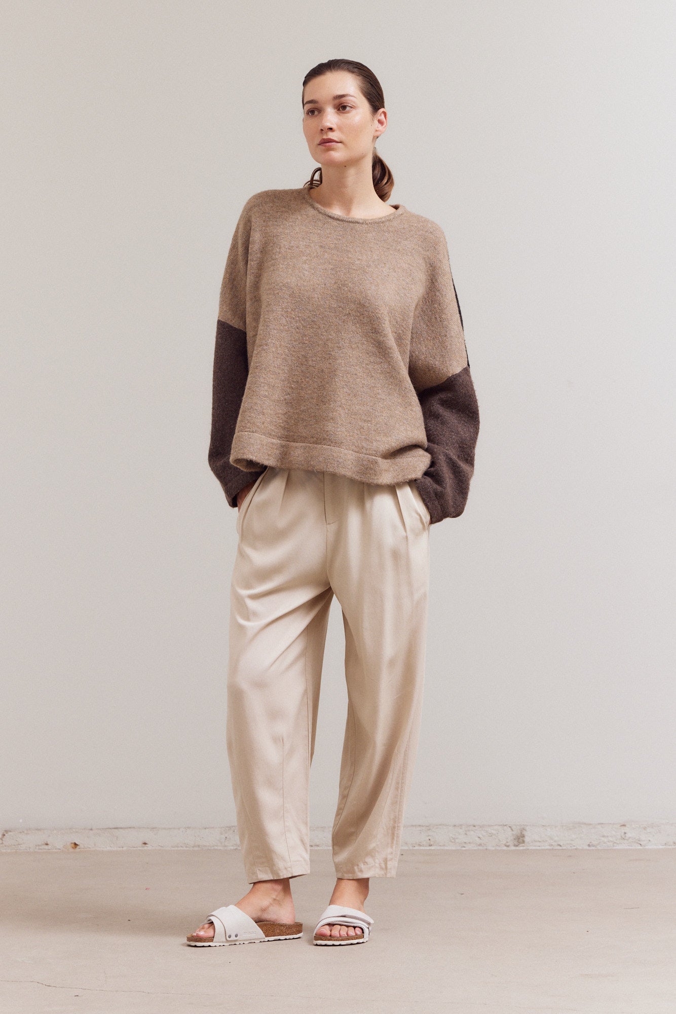 Color Block Pullover