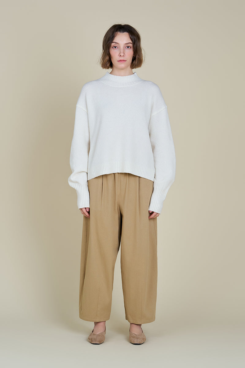 Rib Turtleneck Sweater