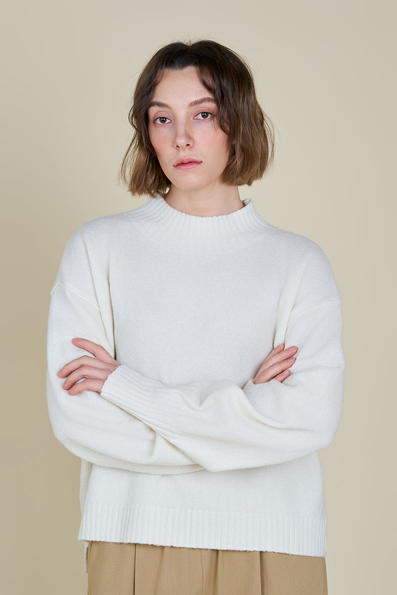 Rib Turtleneck Sweater