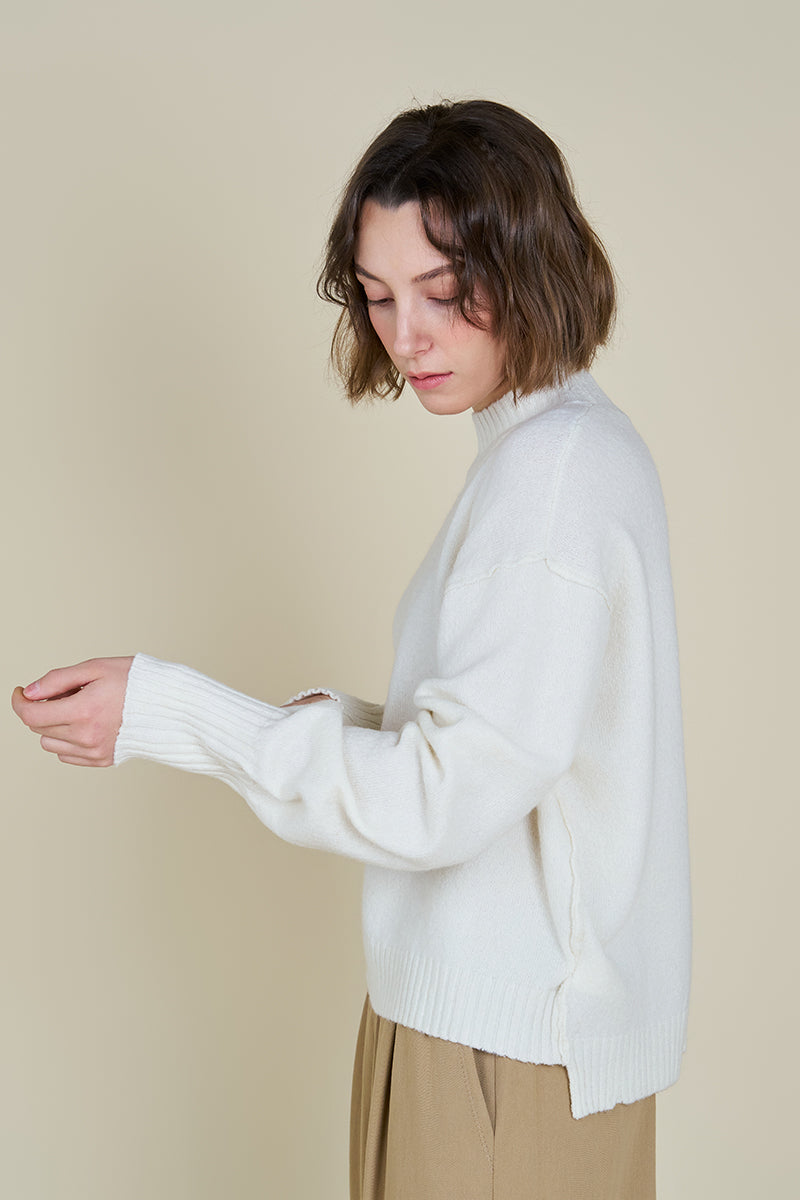 Rib Turtleneck Sweater