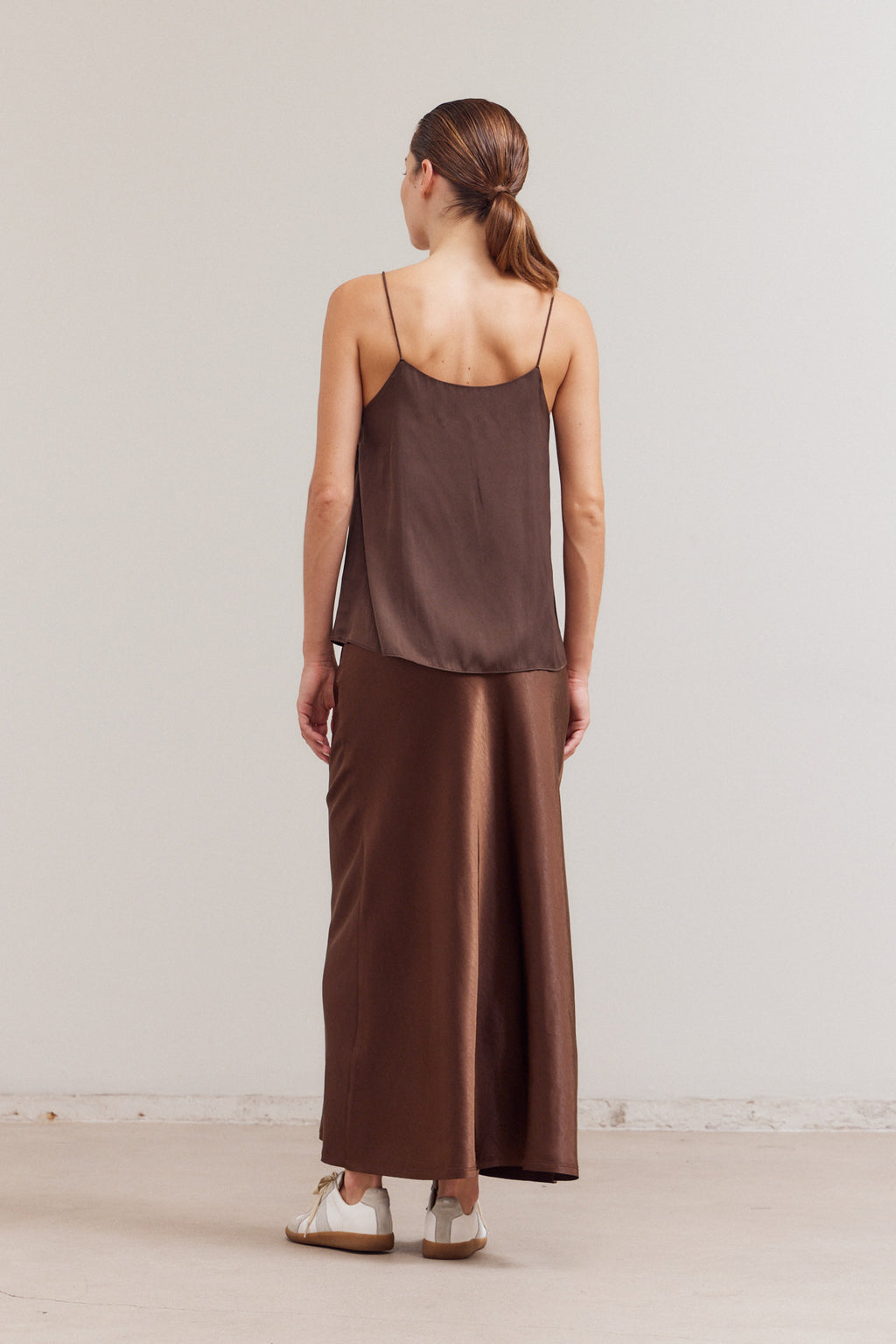 Solid Satin Cami Top