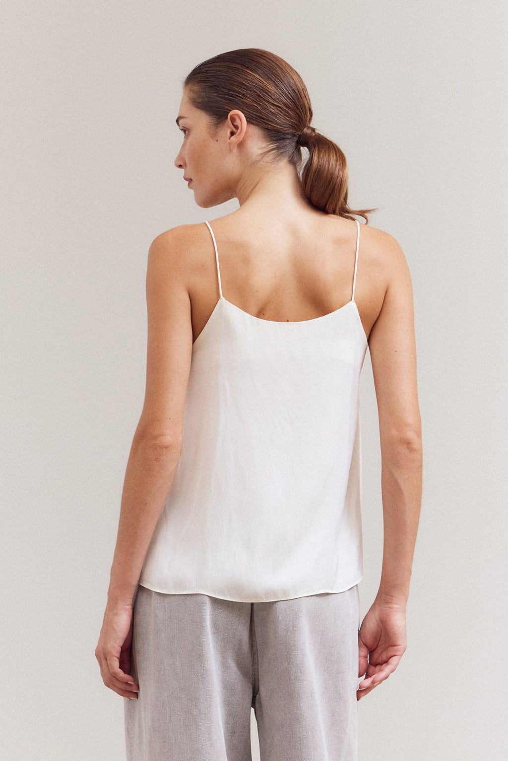 Solid Satin Cami Top