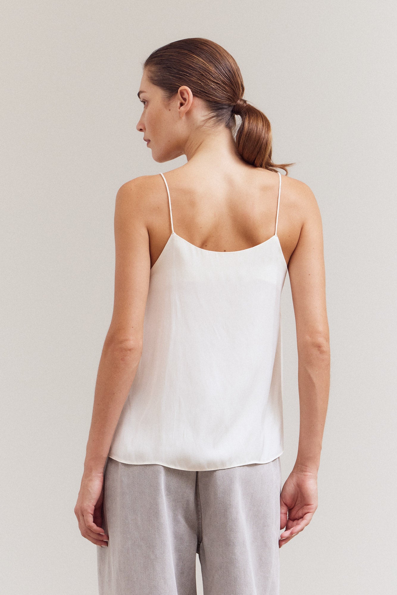 Solid Satin Cami Top