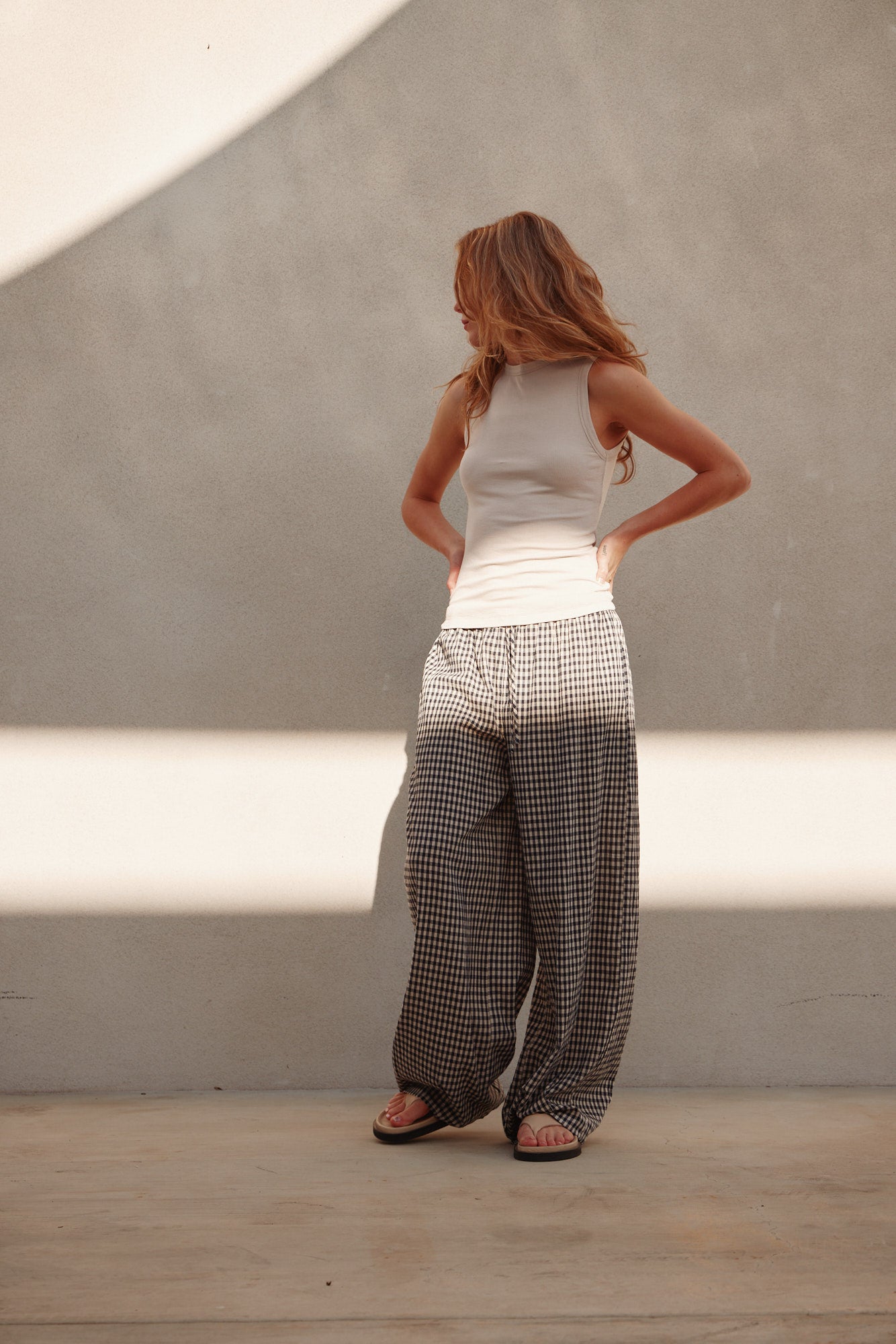 Sheer Tank Top in Haze