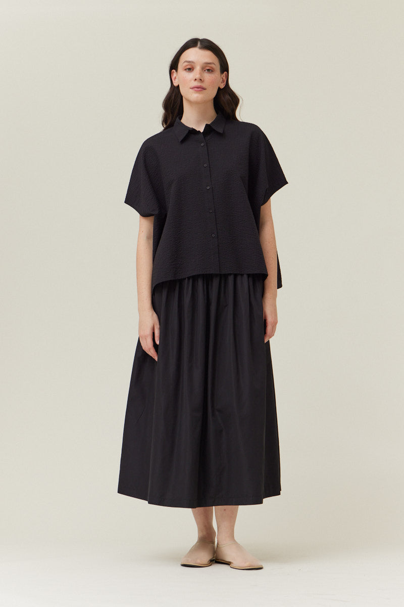 Seersucker Box Shirt