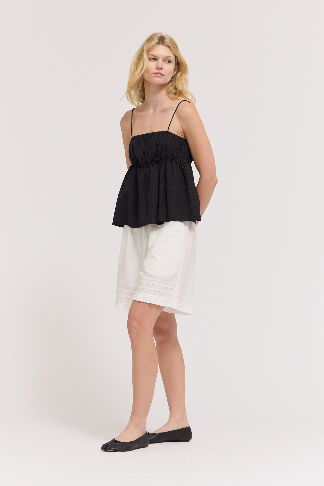 Seersucker Cami Top