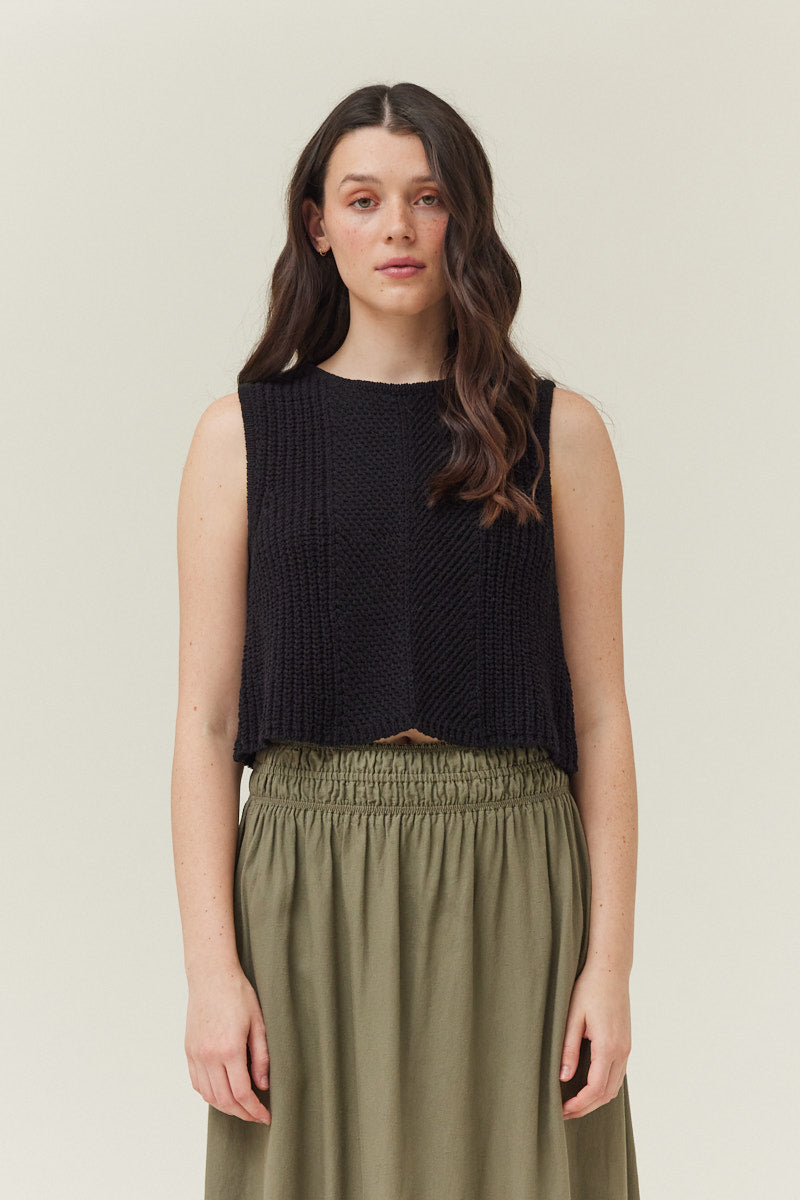 Summer Crop Sweater Top